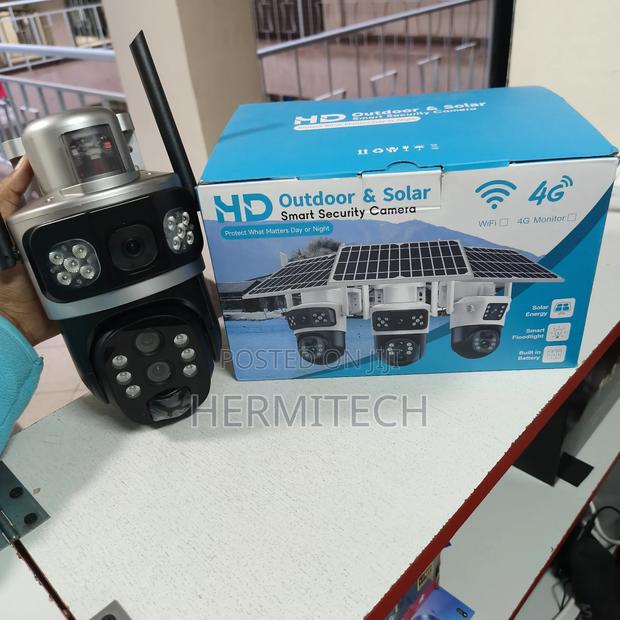 Smart Net Camera With Triple Lens Wifi Enabled CCTV - main view