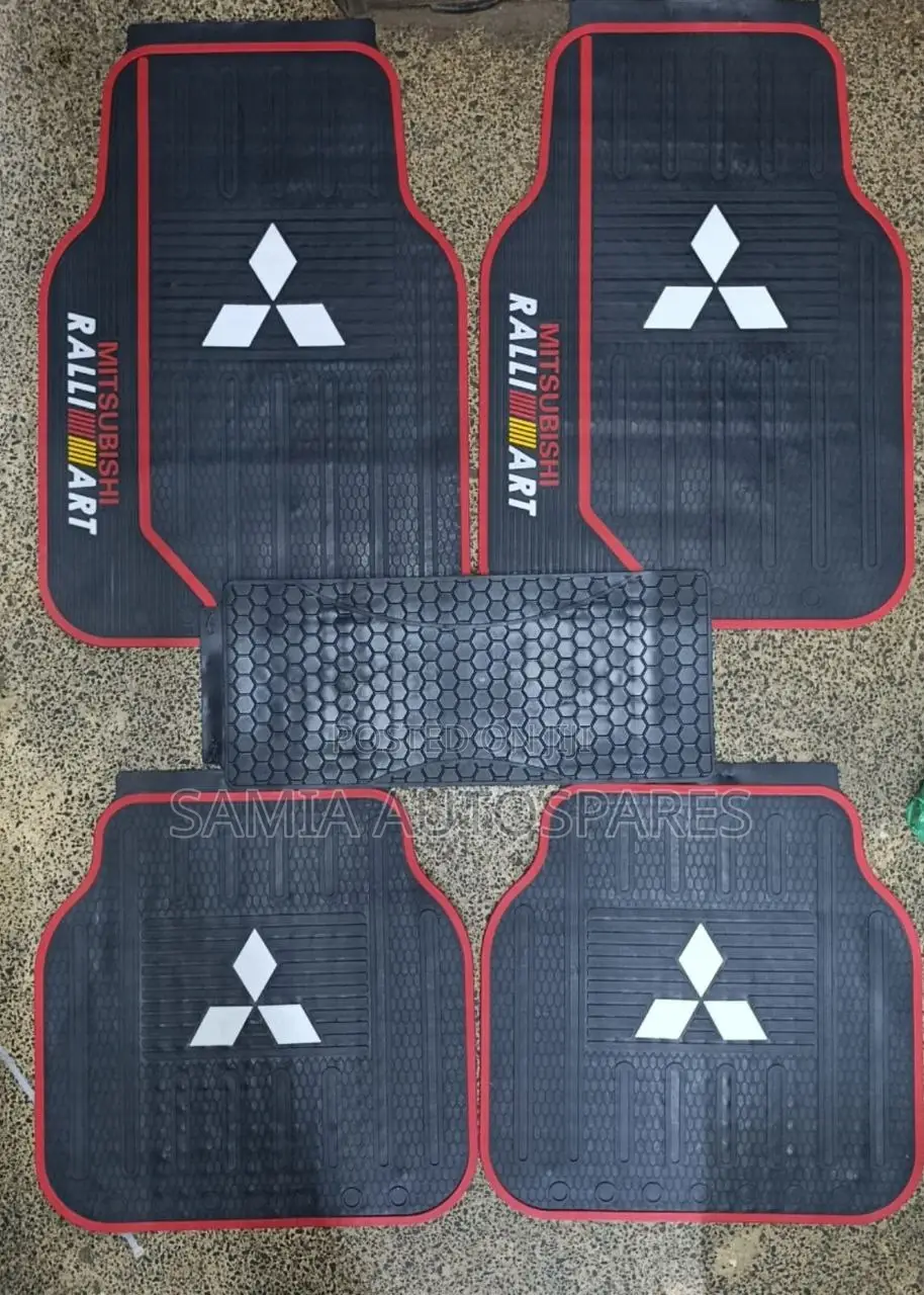 Mitsubishi 5pcs Rubber Car Floor Mats