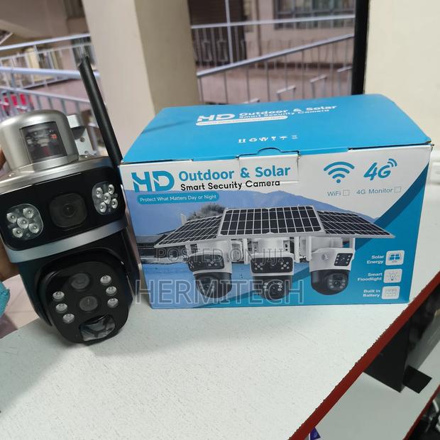 Smart Net Camera With Triple Lens Wifi Enabled CCTV - thumbnail 2