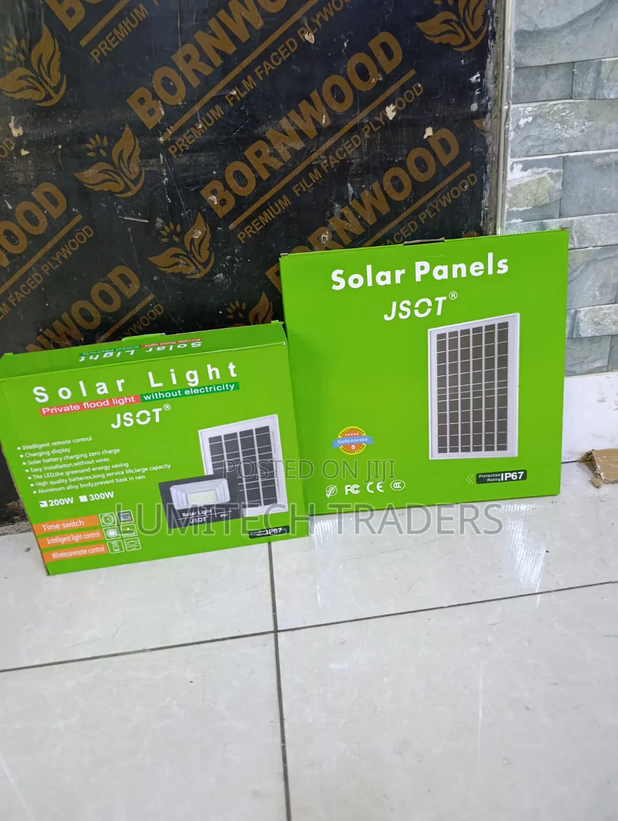Jsot Solar Floodlight 100w