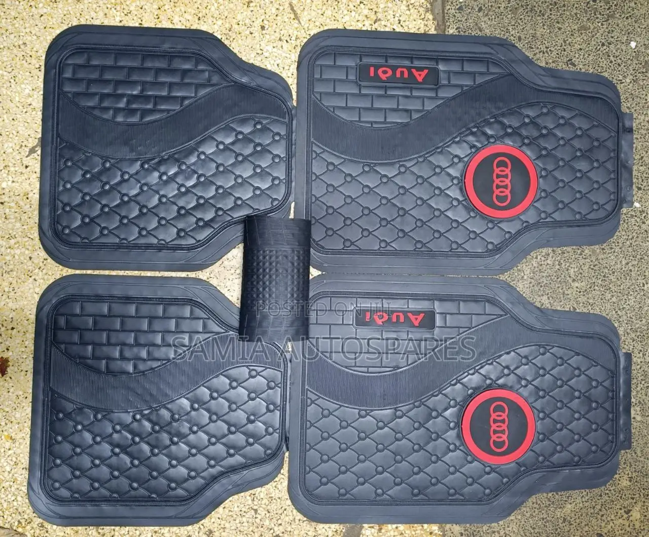 Audi Branded Rubber Car Floor Mats