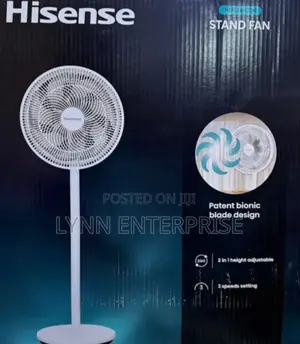 16inches Hisense Standing Fan With Power Saving 65% With Remote at 