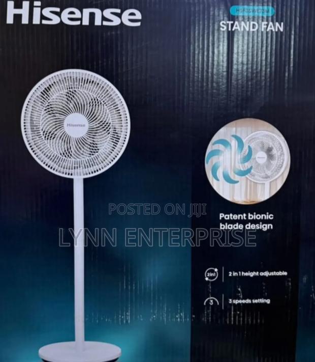 16inches Hisense Standing Fan With Power Saving 65% With Remote at 