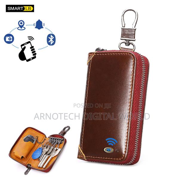 Anti-Lost Leather Key Case, With Alarm, Bluetooth Phone GPS Position - thumbnail 2