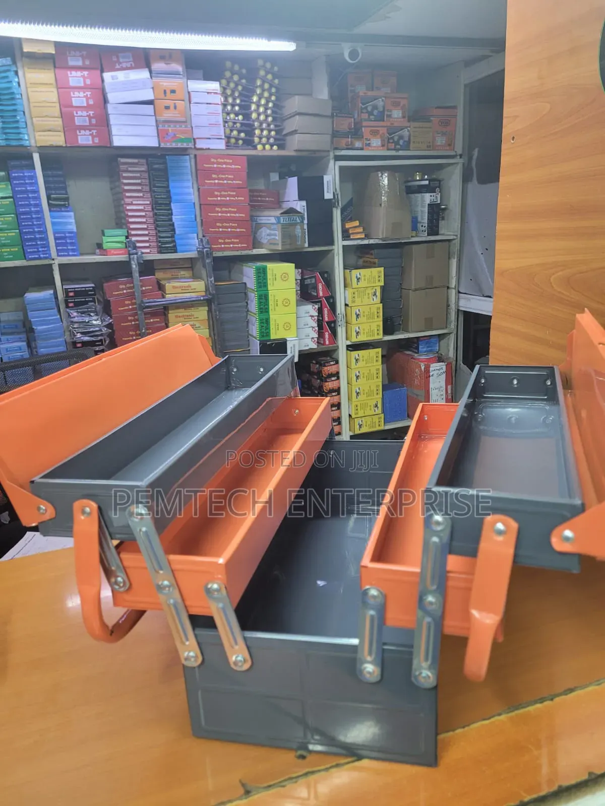 5-tray Cantilever Metal Toolbox