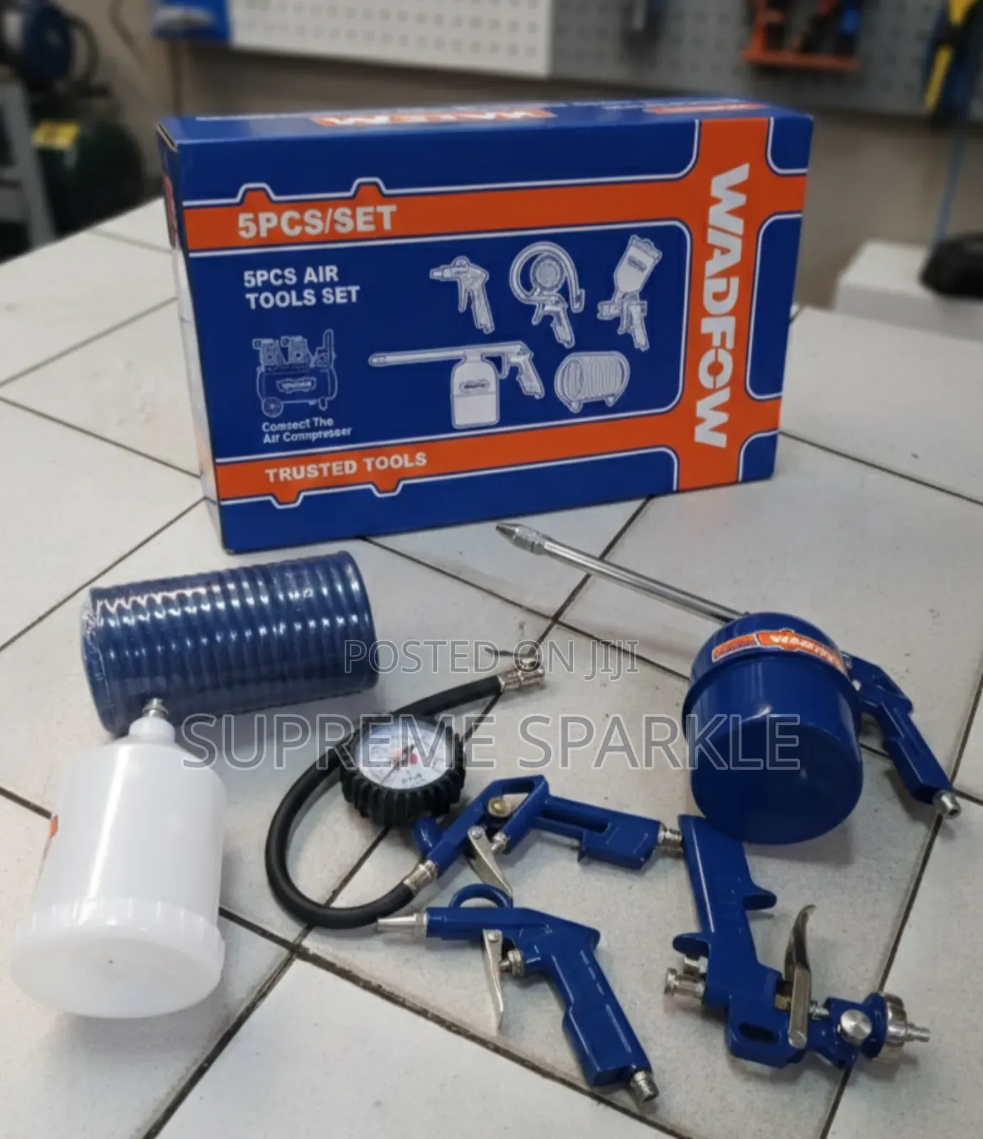 5pcs Air Tools Set Wadfow Wax1505