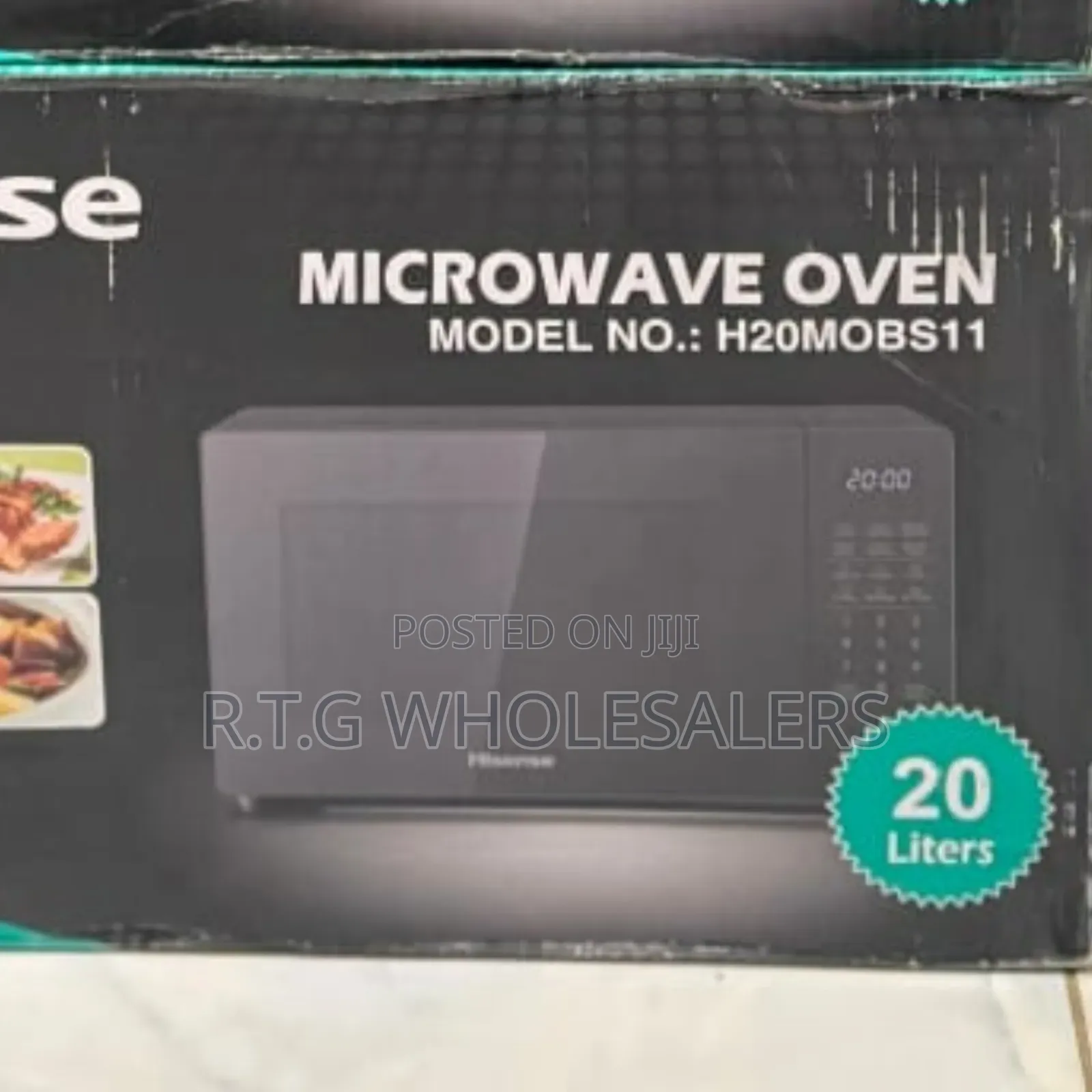 Hisense 20 L Digital Microwave – Sleek Black Finish