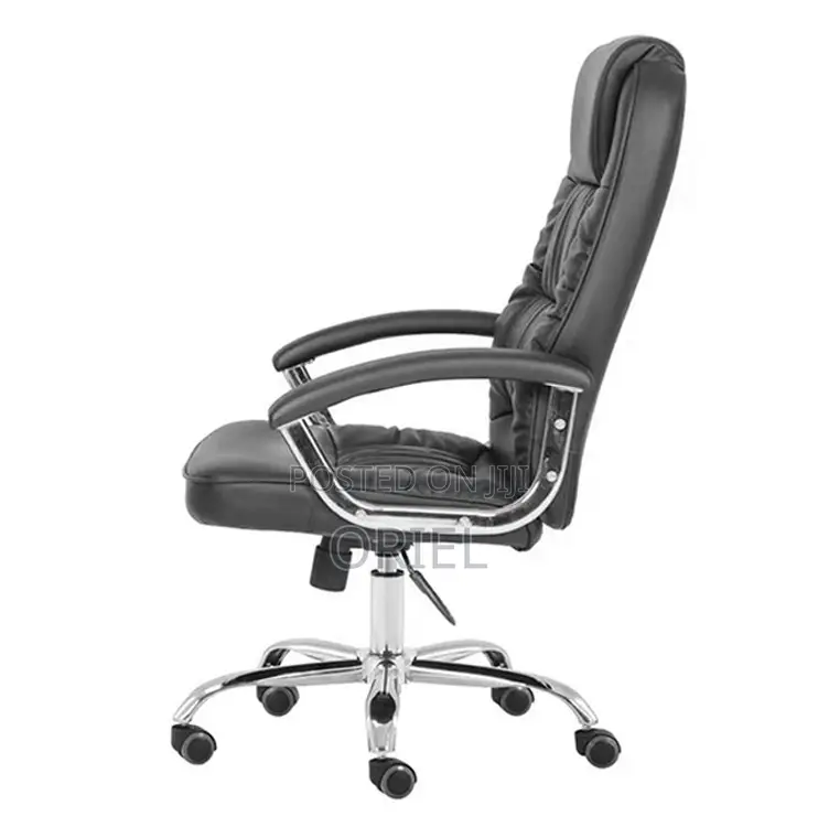 Office Chairs; Premium Comfort High-Back Leather Office Chair