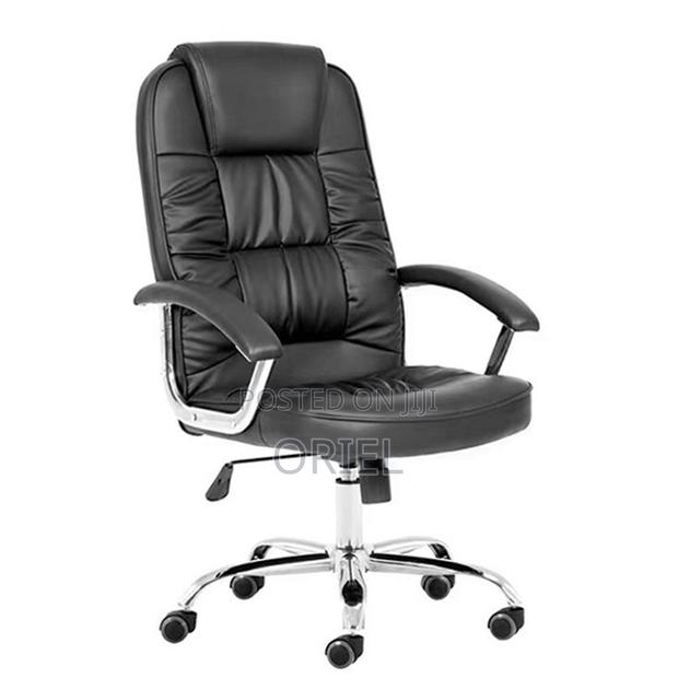 Office Chairs; Premium Comfort High-Back Leather Office Chair - thumbnail 4