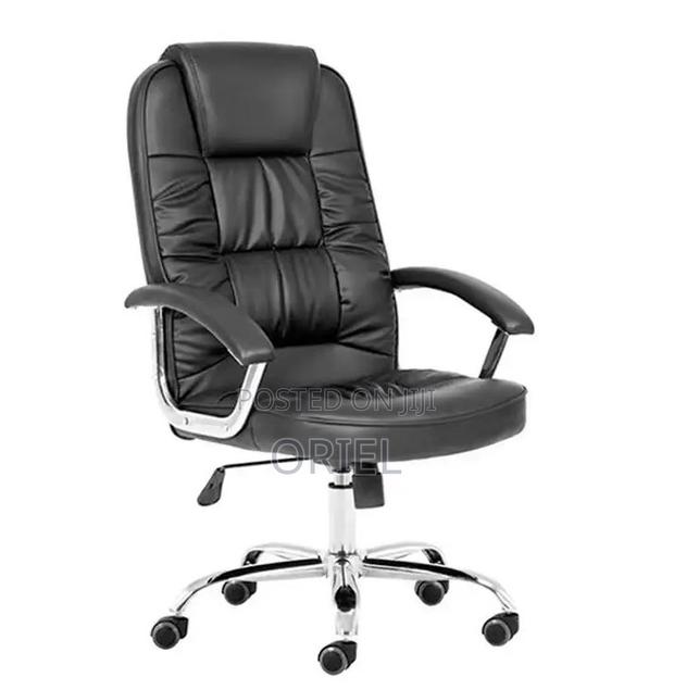 Office Chairs; Premium Comfort High-Back Leather Office Chair - thumbnail 5