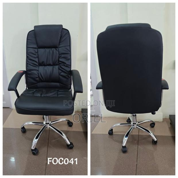 Office Chairs; Premium Comfort High-Back Leather Office Chair - thumbnail 6