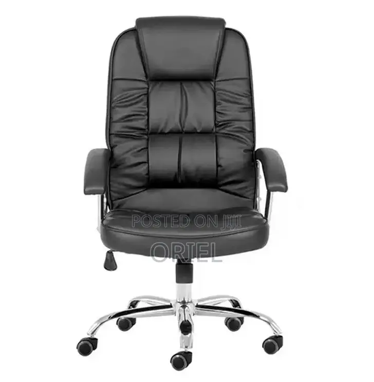 Office Chairs; Premium Comfort High-Back Leather Office Chair