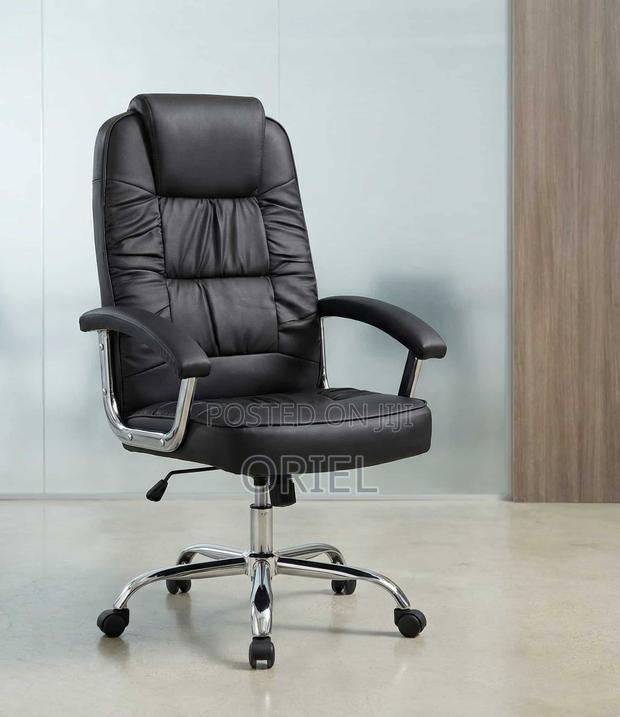 Office Chairs; Premium Comfort High-Back Leather Office Chair - thumbnail 8