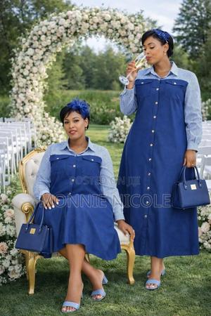 Beautiful Denim Shift Dress - main view