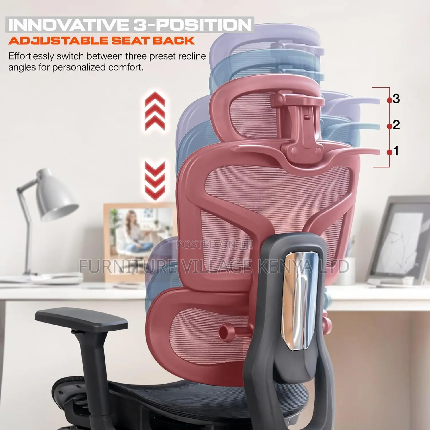 Ergonomic Office Chair For Work From Home, Computer Chair