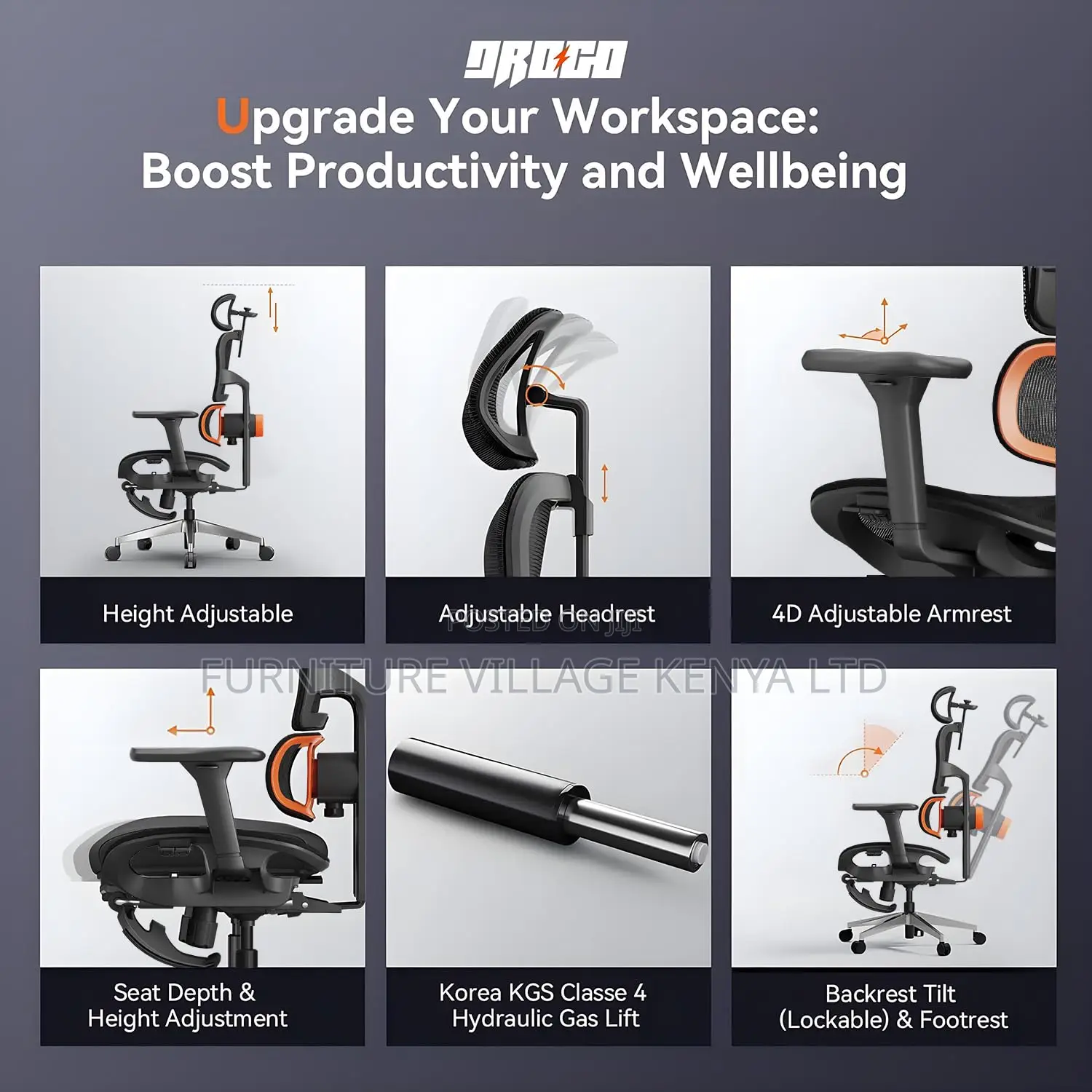 Ergonomic Office Chair For Work From Home, Computer Chair