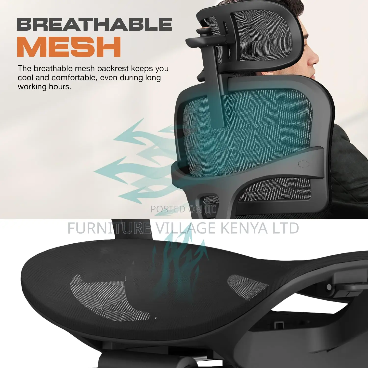 Ergonomic Office Chair For Work From Home, Computer Chair