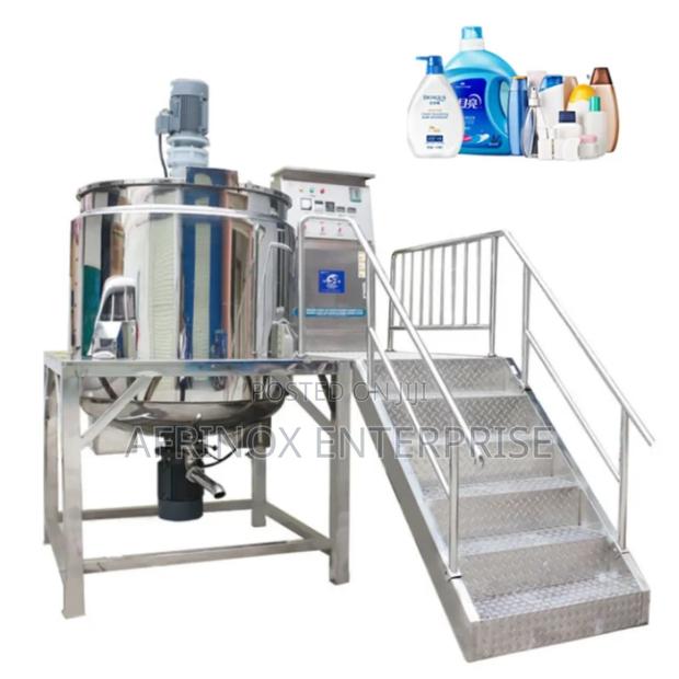1000l Stainless Steel Blender Mixer Industrial Liquid Shampoo Mixer.