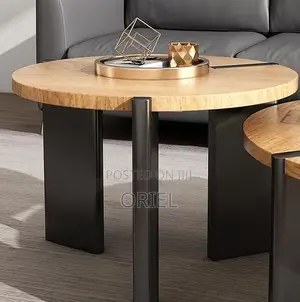 Coffee Tables; Stylish Round Oak Work Lounge Table