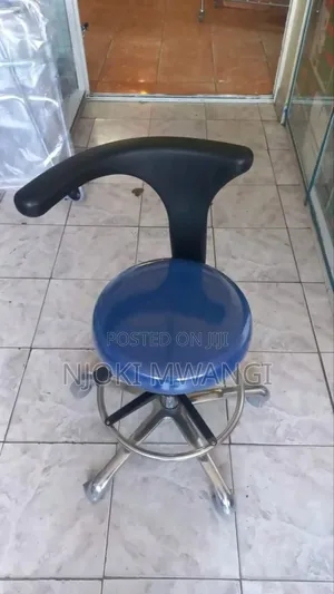 Doctors Revolving Stool With Backrest