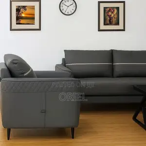 Office Sofa; High-Back 5-Seater Executive Office Sofa