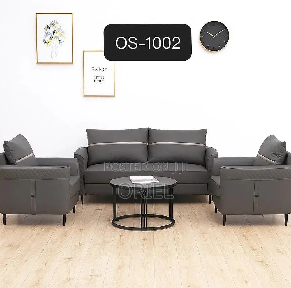 Office Sofa; High-Back 5-Seater Executive Office Sofa