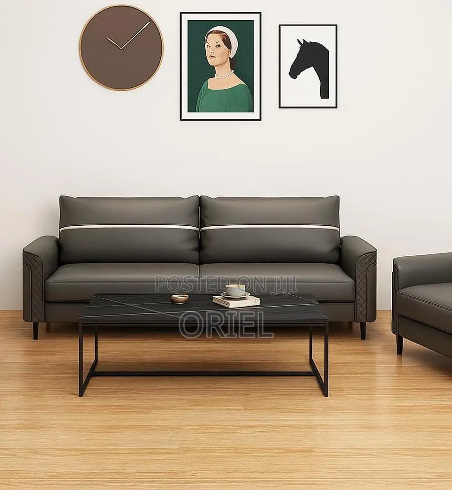 Office Sofa; High-Back 5-Seater Executive Office Sofa