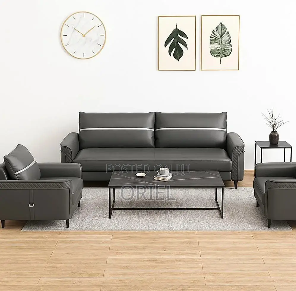 Office Sofa; High-Back 5-Seater Executive Office Sofa