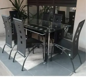 Dining Tables; Modern Finish 6-Seater Kitchen Dining Table