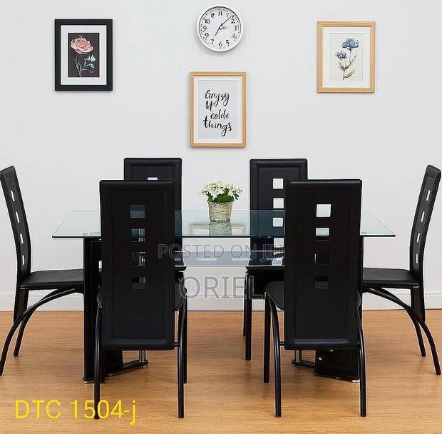 Dining Tables; Modern Finish 6-Seater Kitchen Dining Table - thumbnail 7