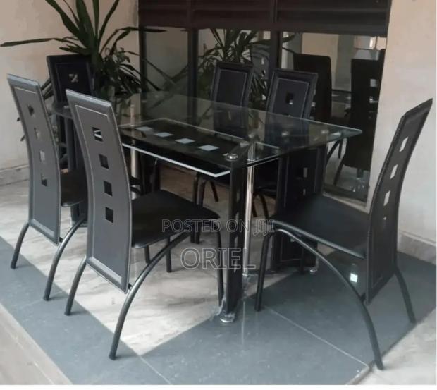 Dining Tables; Modern Finish 6-Seater Kitchen Dining Table - thumbnail 14