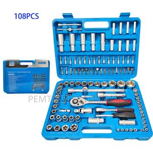 108-Piece Ratchet Wrench and Socket Set - thumbnail 2