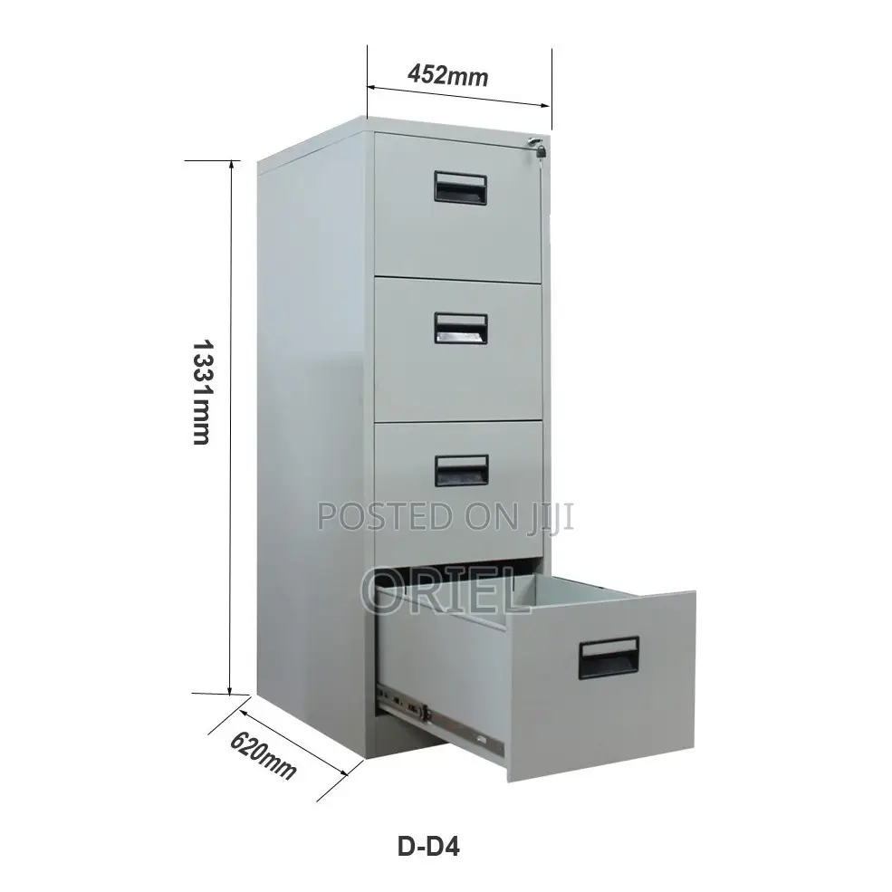 Cabinets; High-Quality 4-Drawer Office Filing Cabinet