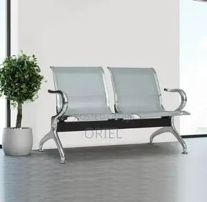 Office Benches; Stylish Compact 2-Seater Reception Bench