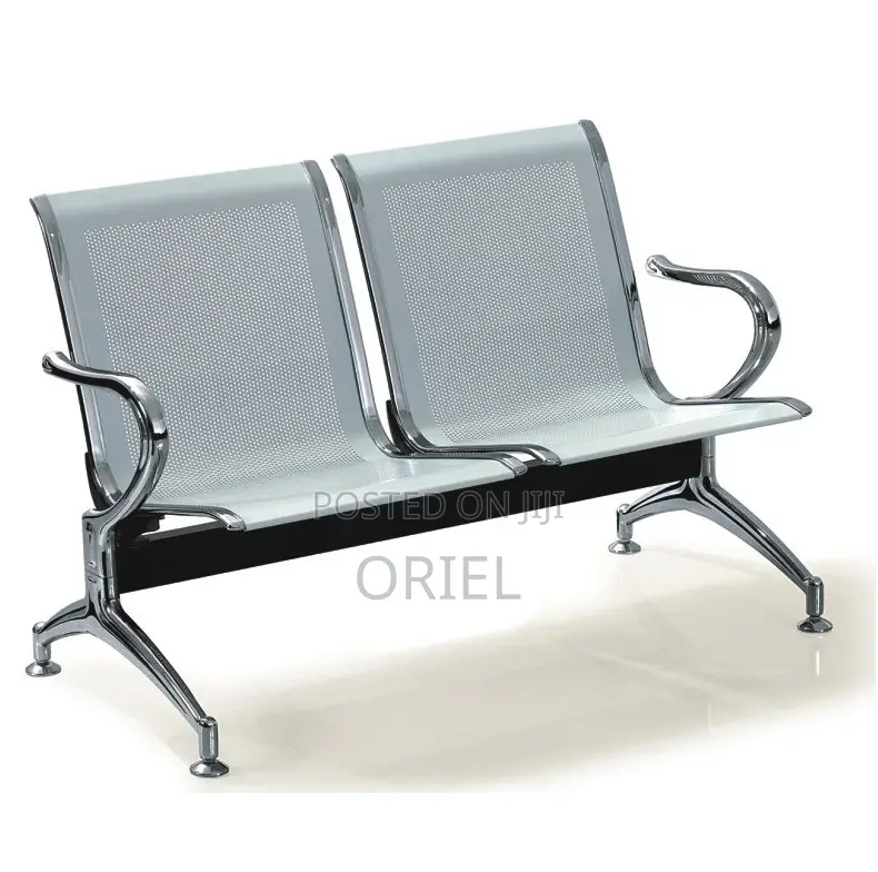 Office Benches; Stylish Compact 2-Seater Reception Bench