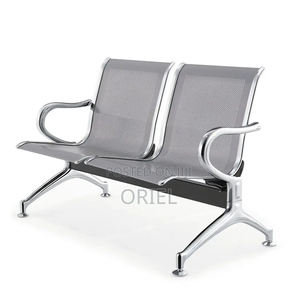 Office Benches; Stylish Compact 2-Seater Reception Bench