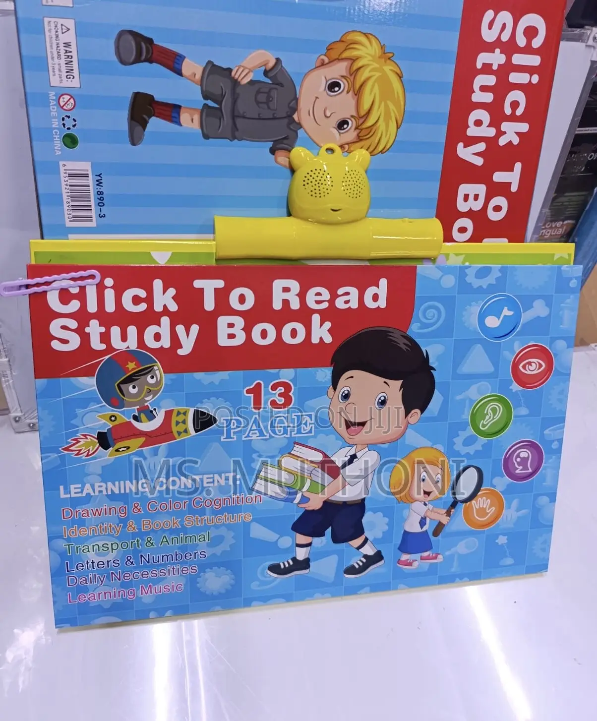 Children's Interactive "Click to Read Study Book"