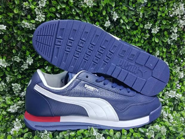 Blue,White Black Puma Jogger Sneakers