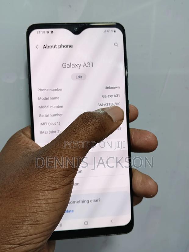 Samsung Galaxy A31 128 GB Black - thumbnail 4