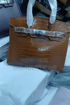 Alligator Design Hermès Dupe Birkin Bag