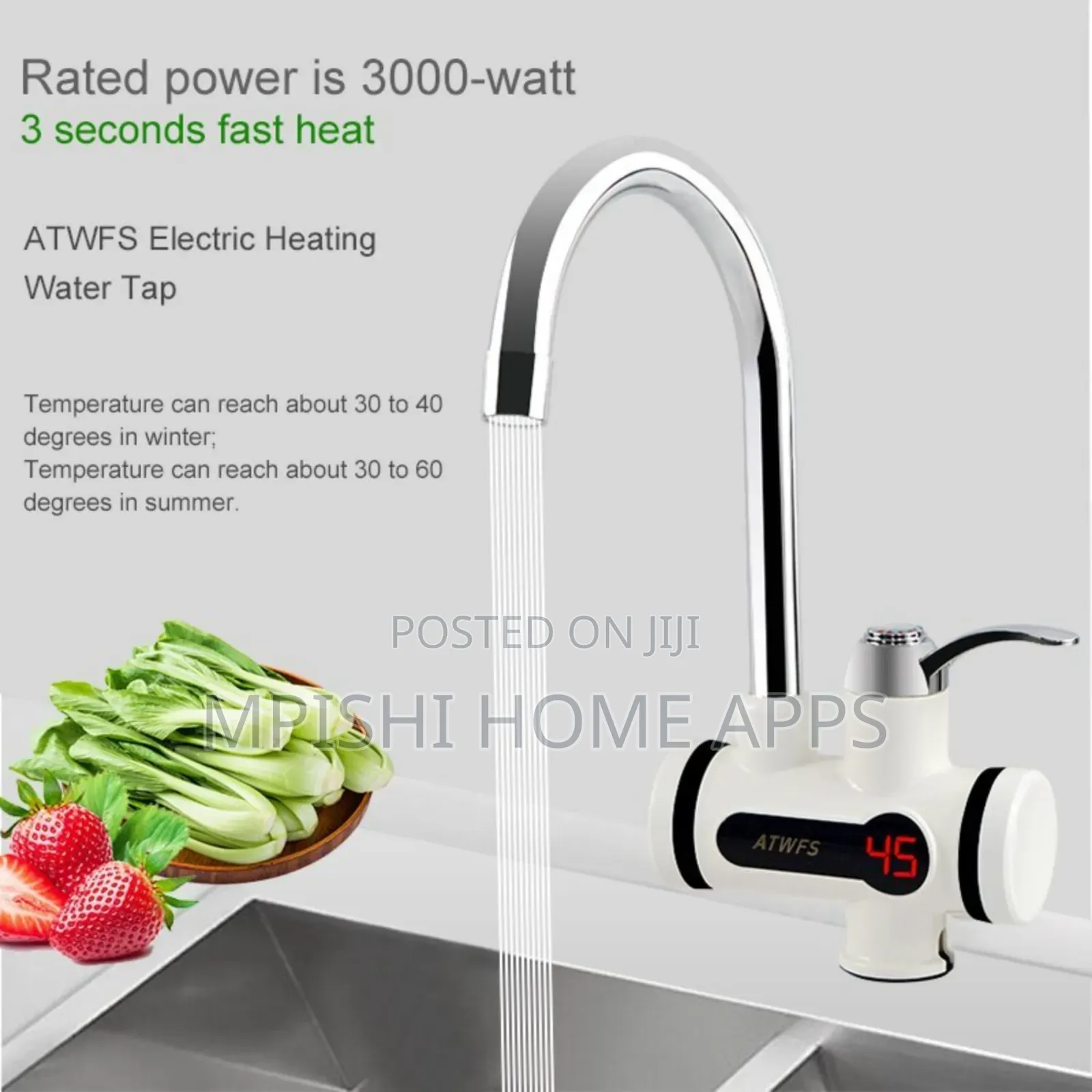 3000w Instant Electric Water Heater Faucet