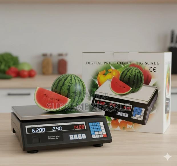 Digital Price Computing Scale, Weighing Scale Max 40kg - main view