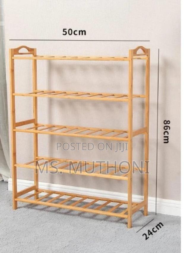 *Bamboo Shoe Rack 5 Layer* - thumbnail 3