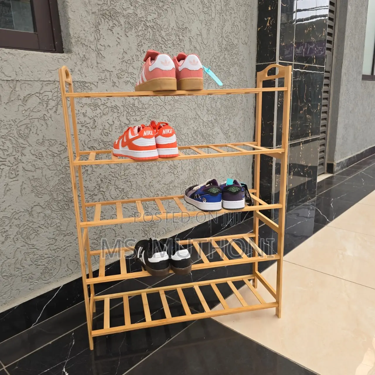 *Bamboo Shoe Rack 5 Layer*