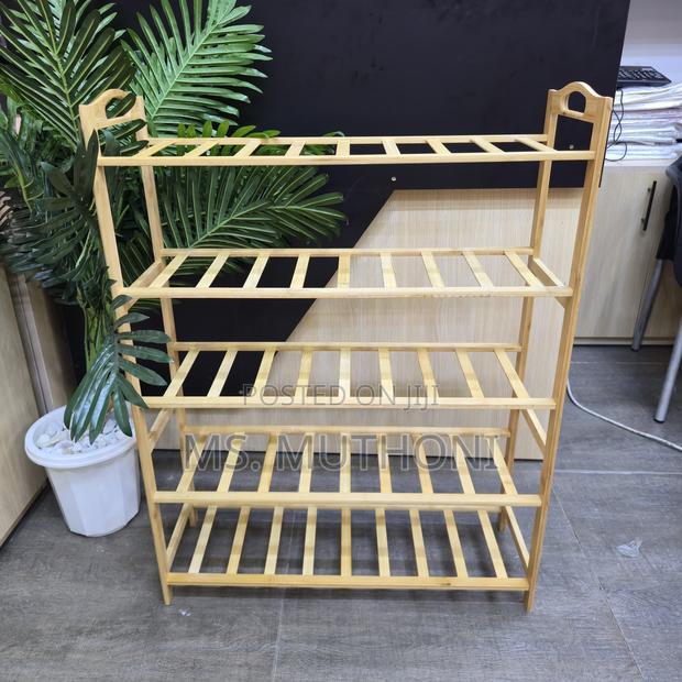 *Bamboo Shoe Rack 5 Layer* - thumbnail 4