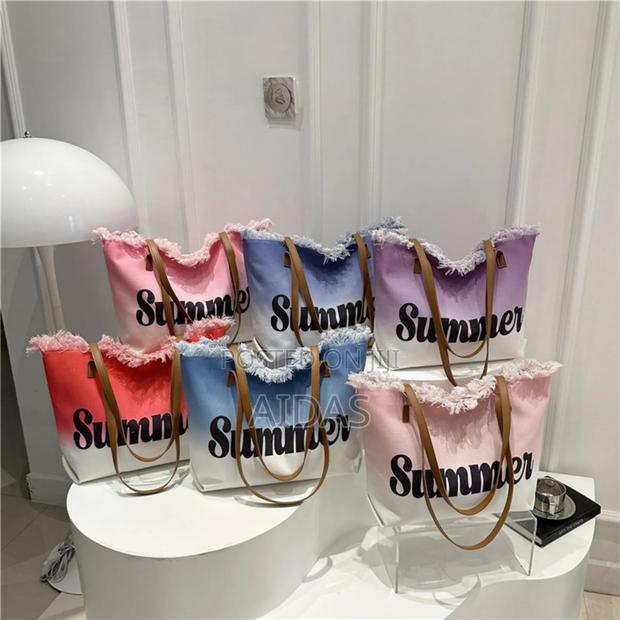 Summer" Branded Canvas Tote Bags - main view