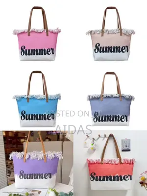 Summer" Branded Canvas Tote Bags