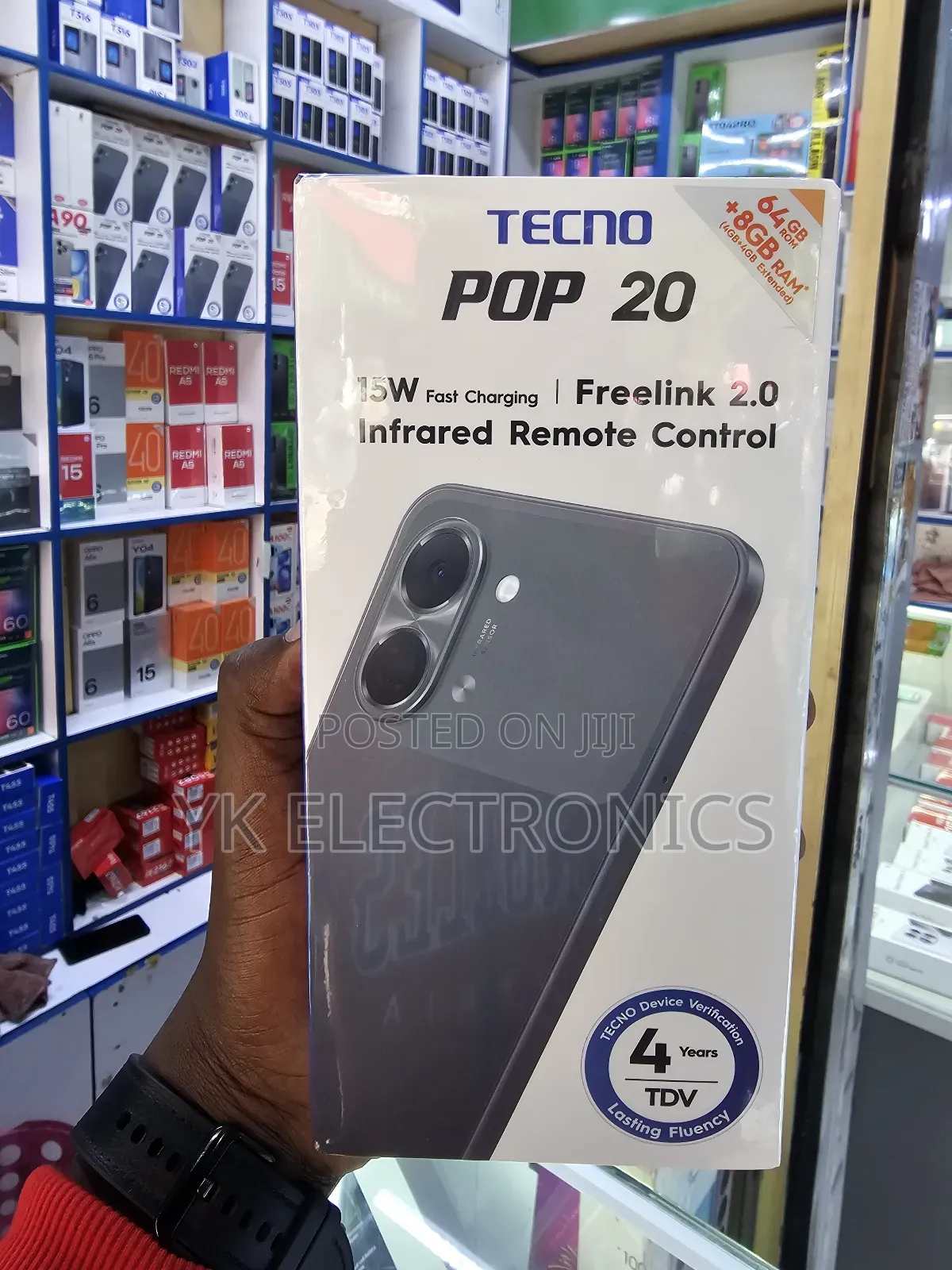 New Tecno Pop 20 64 GB Black