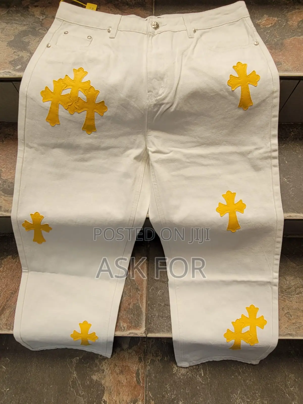 Chrome Heart Jeans for Sale