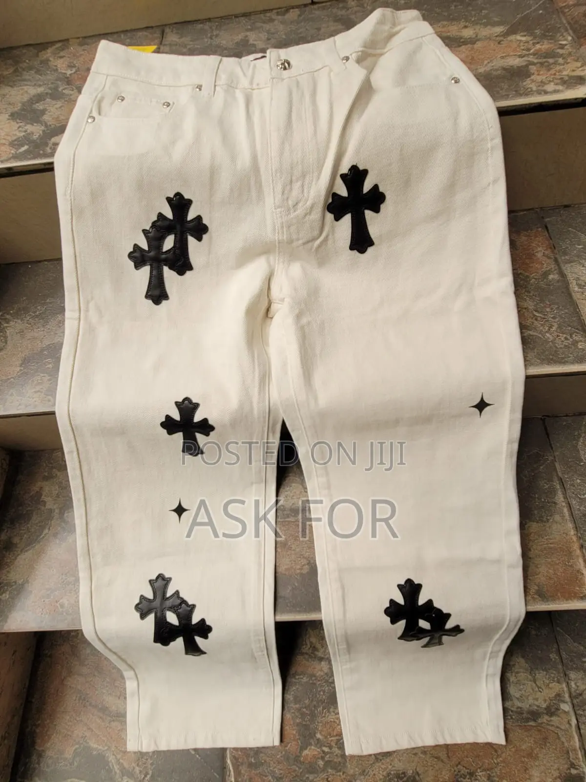 Chrome Heart Jeans for Sale